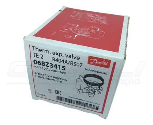 Imagem 5 de 6 de Válvula De Expansão Danfoss Tes 2 R404a R507a 068z3415