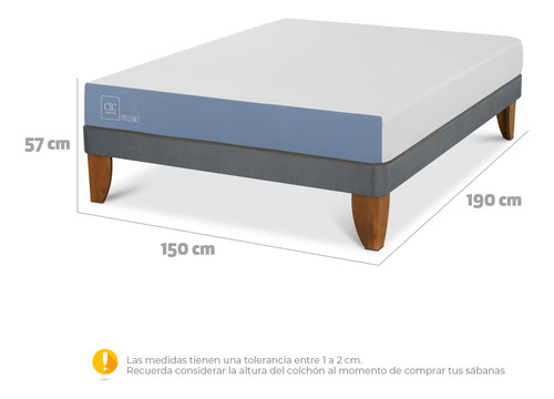 Cama Europea Excellence 2p Bn Cic Blanco