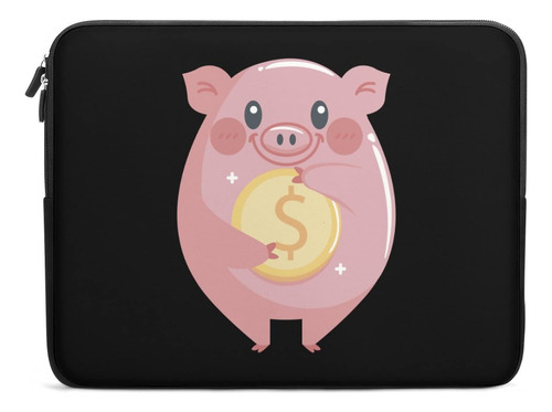 Bolsa Impermeable Para Ordenador Portatil Diseño Dolar Cerdo