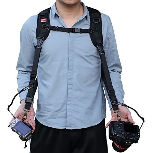 Correa Cámara Muxin Doble Hombro Ajustable - Dslr Slr