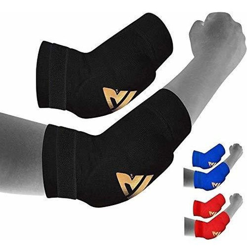 Rdx Mma Elbow Support Brace Sleeve Pads Guard Bandage Elasti