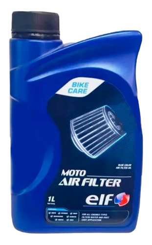 Aceite Filtro De Aire Para Motos Marca Elf 1l