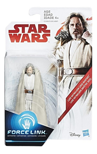 Luke Skywalker Jedi Master Force Link Star Wars  3.75 Nuevo