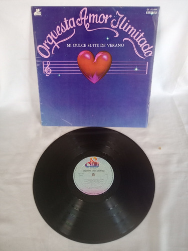Lp Orquesta Amor Ilimitado  Barry White  Disco Mex 1976 