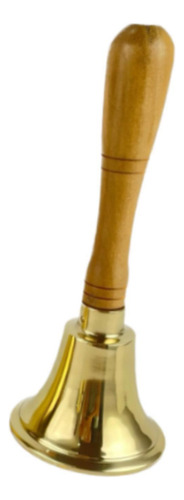 Campana De Mano De Latón Campana 7,7 Cm X 20,4 Cm