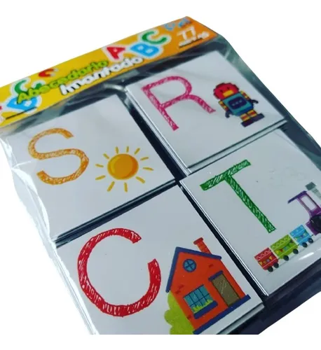 comprar Abecedario Imantado Regalo Souvenir  Didáctico 77 Piezas