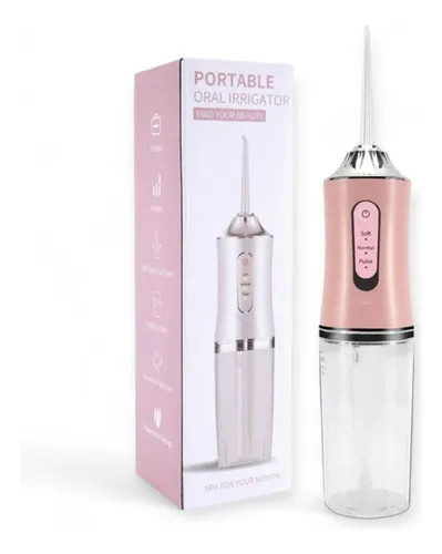 comprar Irrigador Bucal Portátil Limpieza Dental Salud Recargable Color Rosa