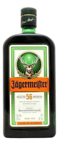 Licor De Hierbas Jagermeister 500ml