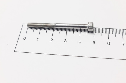 Parafuso Allen Cabeça Cilíndrica M4 X 45mm Inox - 10 Peças