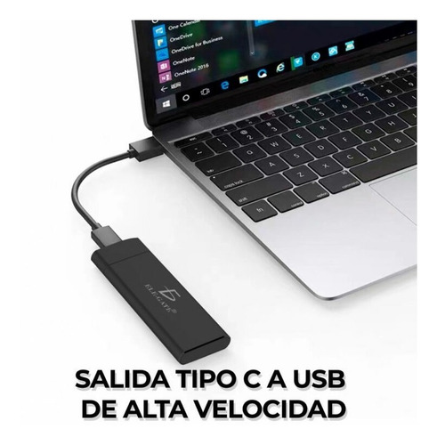 Case Para Ssd M.2 Protocolo Nvme Con Cables Tipo C & Usb 3.0