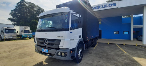 Mb Atego 2426 6x2, Ano 2017/18 Com Baú De 9 Mts De Comp.