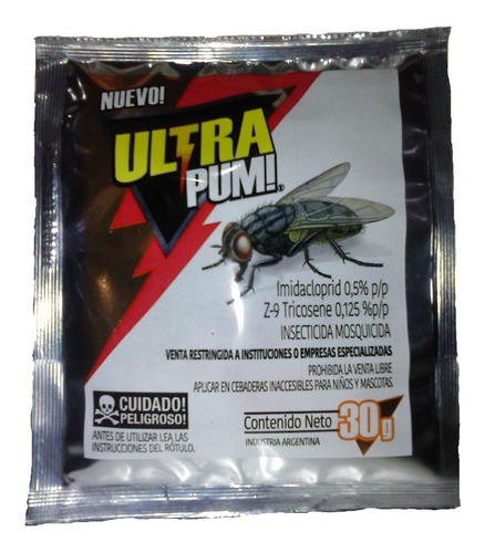 Insecticida Mosquicida Moscas Ultra Pum X 18 U Sobre X 30 G