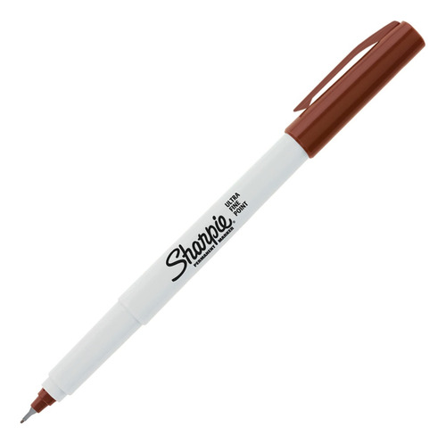 Marcador Permanente Sharpie Ultra Fino Marron