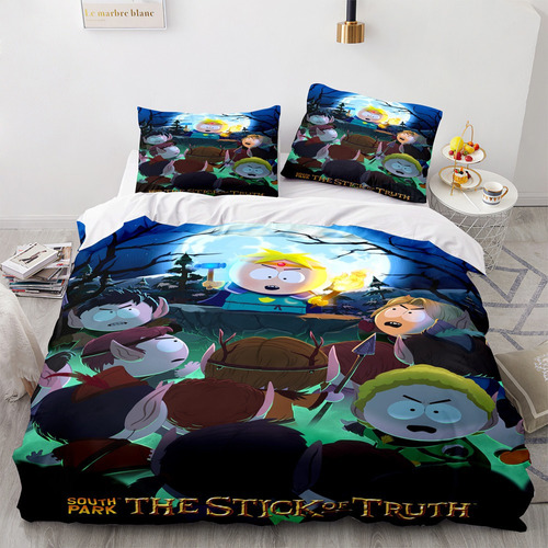 Funda De Edredón South Park, Funda De Almohada, Doble A