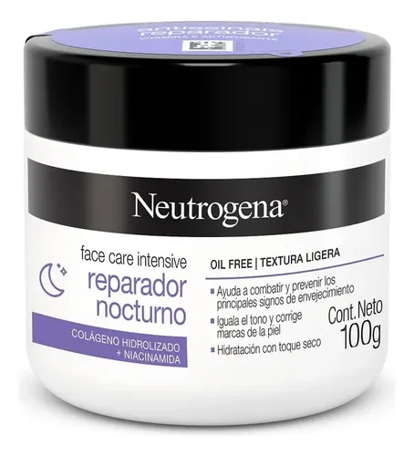 Creme facial hidratante Neutrogena Night Repair 100g