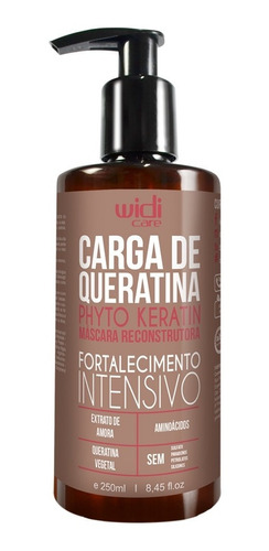 Widi Care Carga De Queratina 250 Ml + Brinde