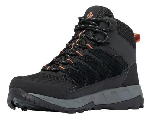Botín Hombre Columbia Strata Trail Mid Waterproof Negro