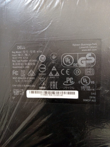 Dock Station Dell K13a Para Laptop Del 7414