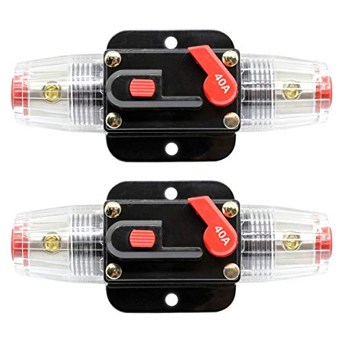 2 Piezas De Portafusibles De Cc De 12v/24v, Fusible De ...