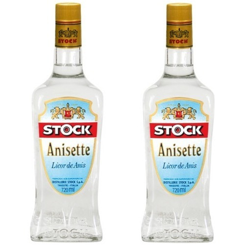 Kit Licor Stock Anisette - Creme De Anis 720ml 2 Unidades