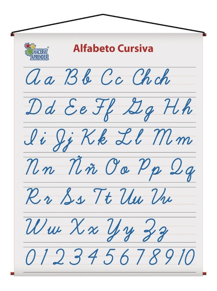Abecedario Minúsculas Con Atril Cursiva Material Didáctico en Mercado