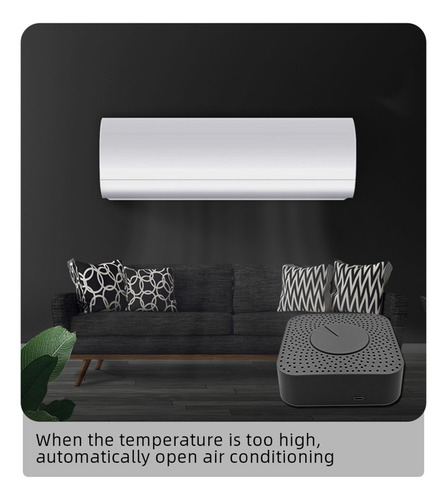 Monitor De Calidad De Aire Inteligente Tuya Zigbee, Medidor