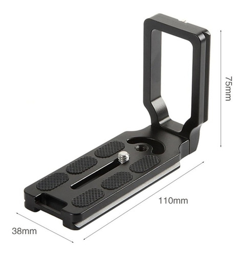 Imagem 4 de 4 de Plate L Engate Rapido Camera Cabeca Benro Arca Swiss Mpu-105