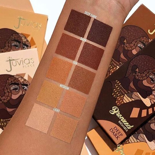 Juvia's Place Bronzed Duo Bronzer Tan - Bronceador Mate Suav