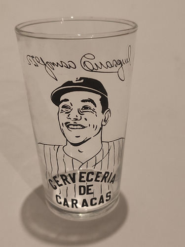 Vasos Alfonso  Chico  Carrasquel Cerveceria De Caracas 