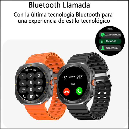 Reloj Inteligente Hombre 1.5 Bluetooth Call Smartwatch