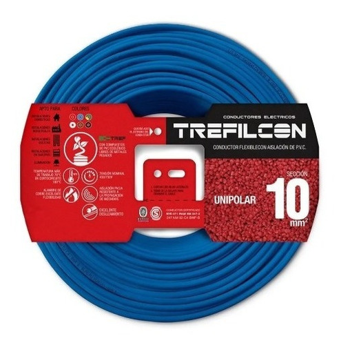 Cable Unipolar 10mm Trefilcon Normalizado X Metro