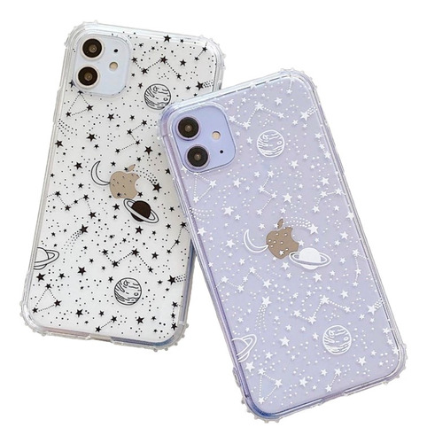 Funda Space Para iPhone 7 8 Plus X Xs 11 12 13 14 Pro Max   