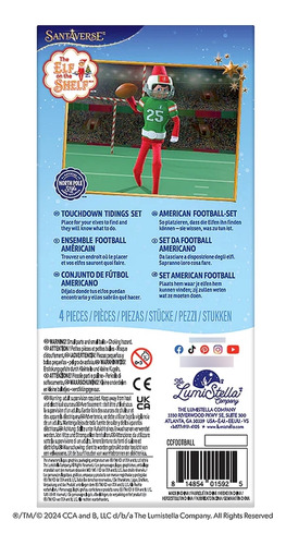 Elf On The Shelf - Football Conjunto Ropa Fútbol Americano