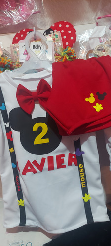 Conjunto Personalizados Niño Traje Mickey Mouse (Usado)