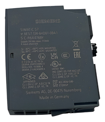 6es7134-6hd01-0ba1 Simatic Et 200sp, Módulo Entrada Siemens