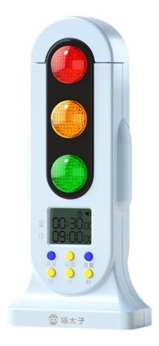 Mini Temporizador De Tráfico Visual Timer Temperizador Azul
