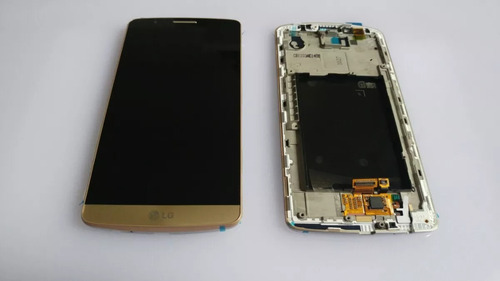 Frontal  LG G3 D855 Dourado Original Novo