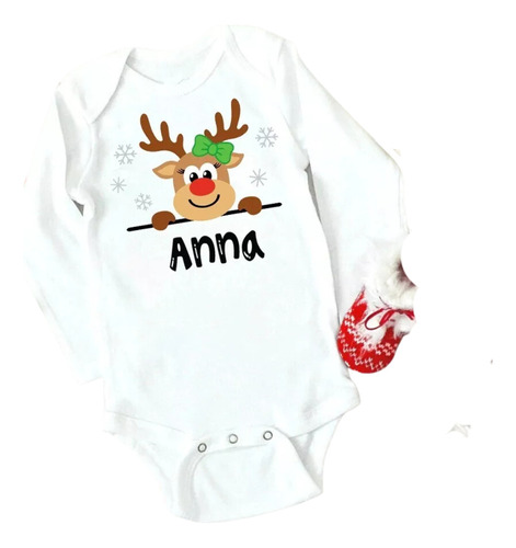 Body Bebe Pilucho Navidad Personalizado