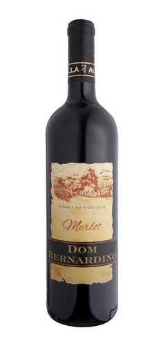 Vinho Fino Tinto Merlot Dom Bernardino 720ml - Bella Aurora
