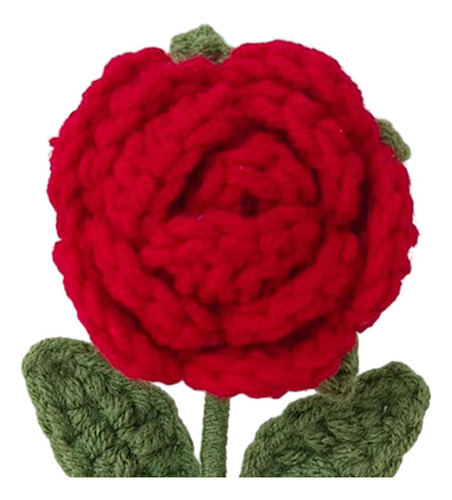 5 Flor De Ganchillo Hecha A Mano, Ramo Tejido A