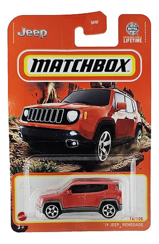 Matchbox # 16/100 - '19 Jeep Renegade - 1/64 - Hvl82