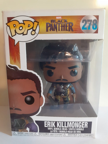 Funko Pop Erik Killmonger #278 Black Panther Marvel