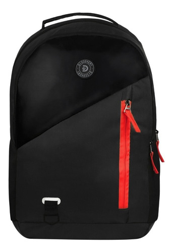 Mochila Discovery Channel Urbana De Viaje Porta Notebook Color Negro