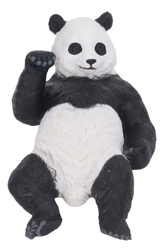 Bonita Figura De Panda, Estilo Tumbado, Realista Y Con Detal