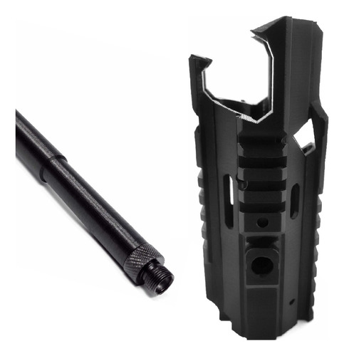 Handguard Picatinny M4 Lyon 150mm Kit Com Outer Barrel 6 Pol