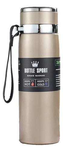 Botella Termo Al Vacio Inteligente Acero Inoxidable 500ml Dorado