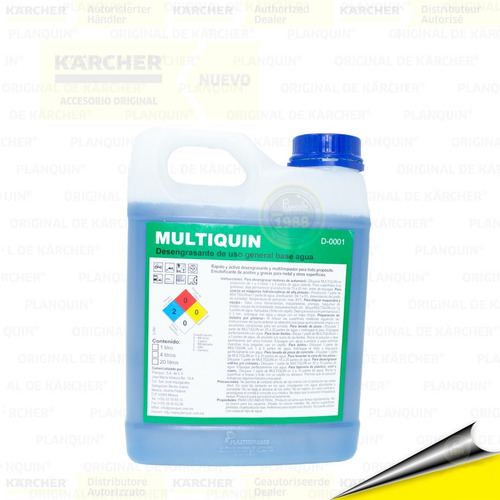 Auténtic Multiquin® Detergent Y Des Multiusos Base Agua 1 Lt