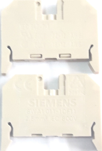 Borne 8wa1011-1dh11 6,0mm2 Conector Siemens Kit 3 Peças