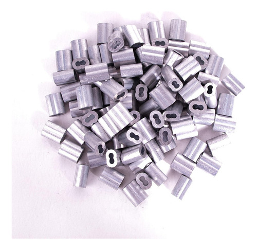 200 Piezas De Manguitos De Anillo De Engarce De Aluminio 2mm