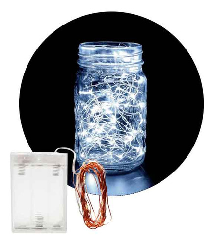 Luces Hada Led A Pilas (no Incluidas ) De 10 Metros